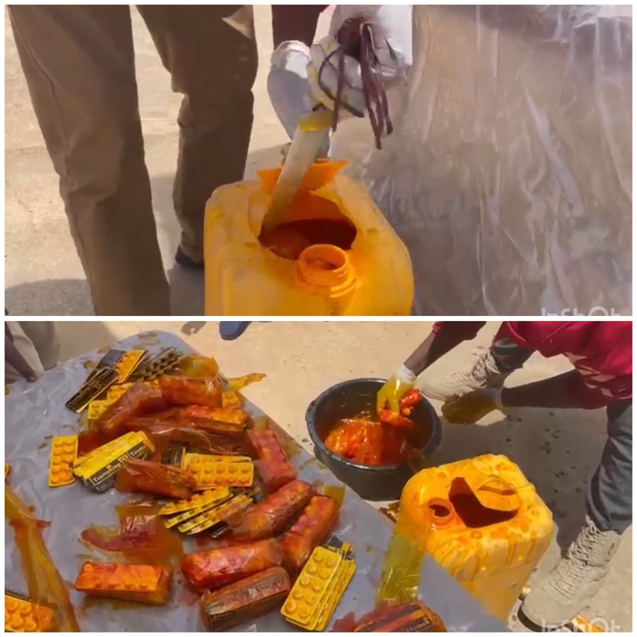 NDLEA intercepts UK, Australia-bound cocaine, opioid consignments in carton walls (video)